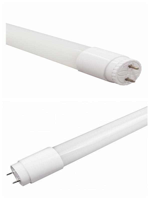 LED T8 Glass Tubes Energy-Saving Lamps 0.6m 1.2m 1.5m LED Light Energy-Saving LED Lamp/LED Indoor Bulkhead Lamp Oval/ for Balcony Bathroom Lighting