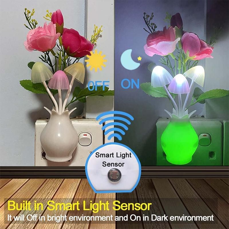 LED Mushroom Lamp Manufacturer Model Is Complete Pink Multicolor Children Gift Baby Kids Room LED Night Light Mushroom Lamp