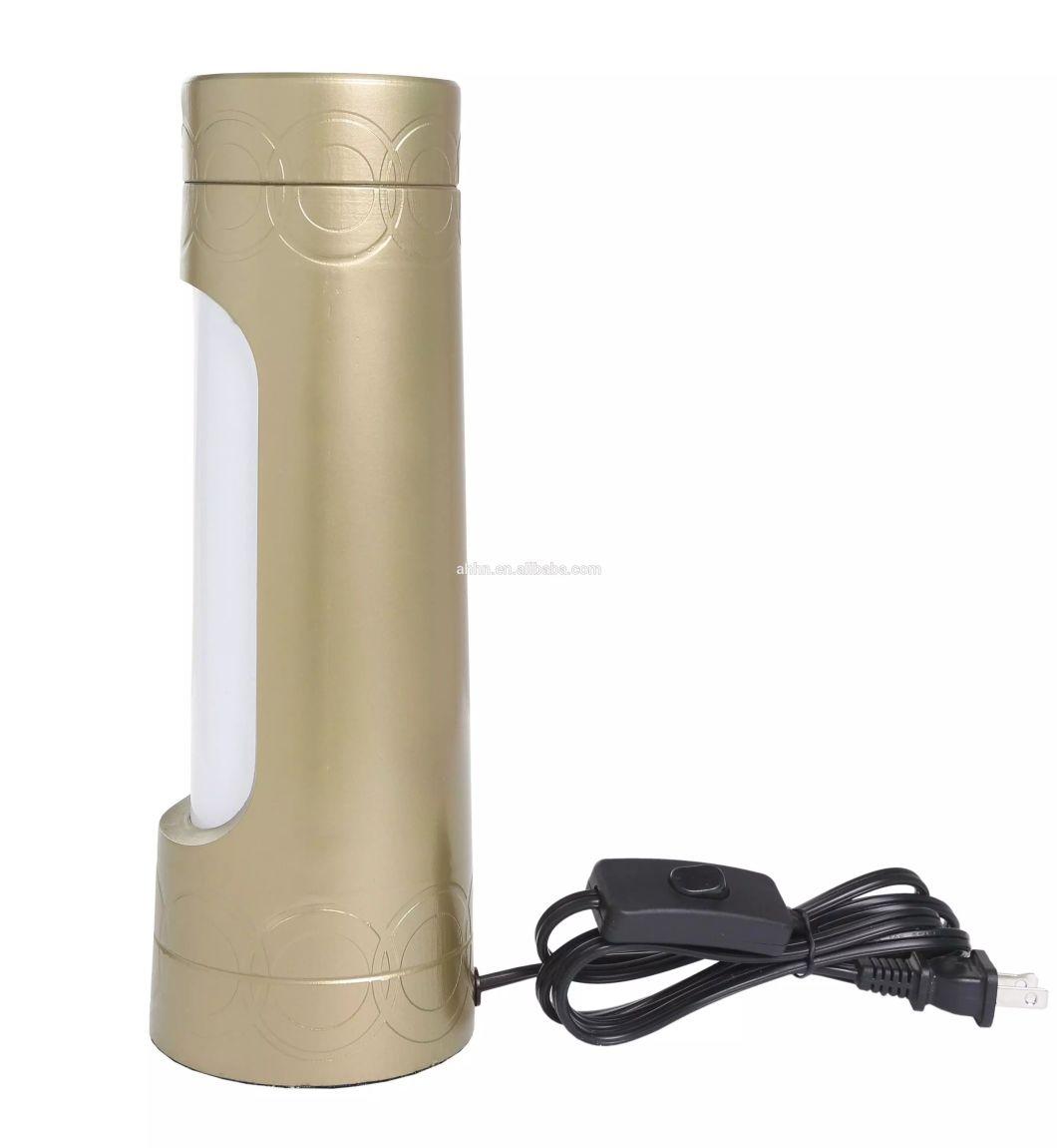 Gold Color Shabbat Electric LED Table Lamp for Night