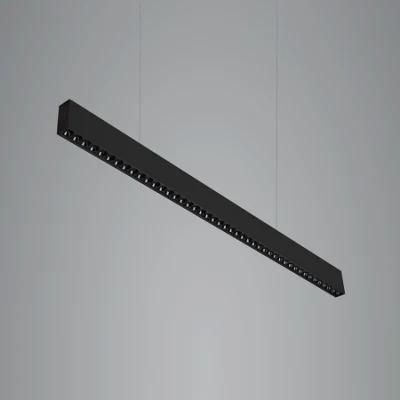 Optics Lens+Honeycomb LED Linear Light Anti Glare LED Linear Light No Flicker LED Office Suspended Linear