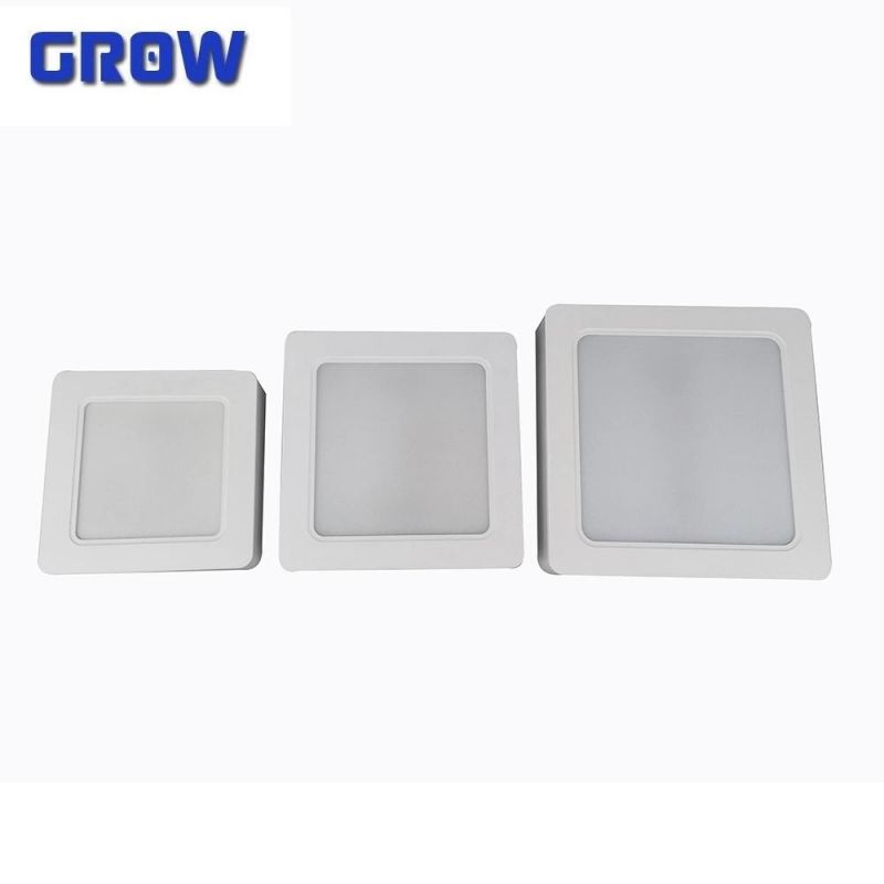 2021 New ERP Ultra-Thin Downlight Ceiling Surface-Mounted Square Round LED Panel Light 5W 9W 18W 24W