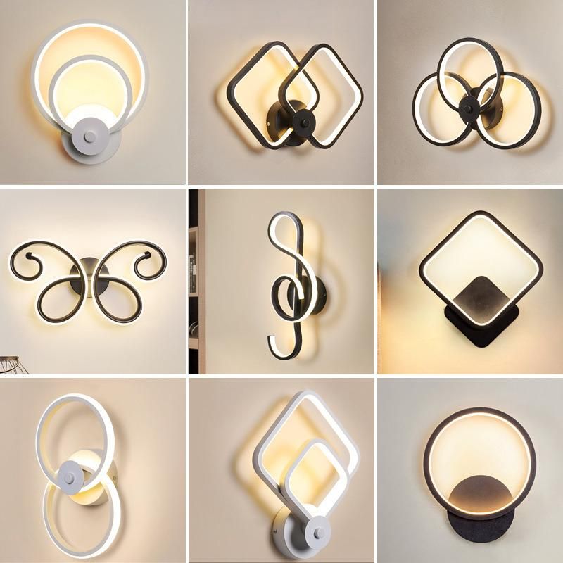 Nordic Luxury Wall Light Living Room Bedroom Bedside Interior Housing Modern Indoor LED Wall Lamps