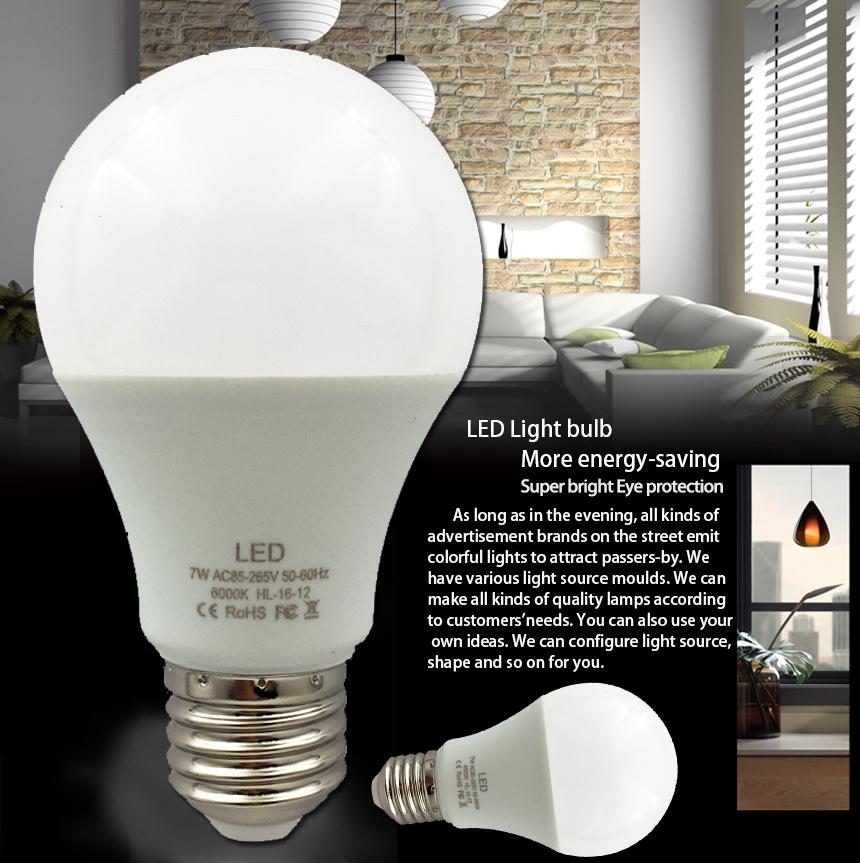 A60 Bulb 9watts Warm Light LED Bulb