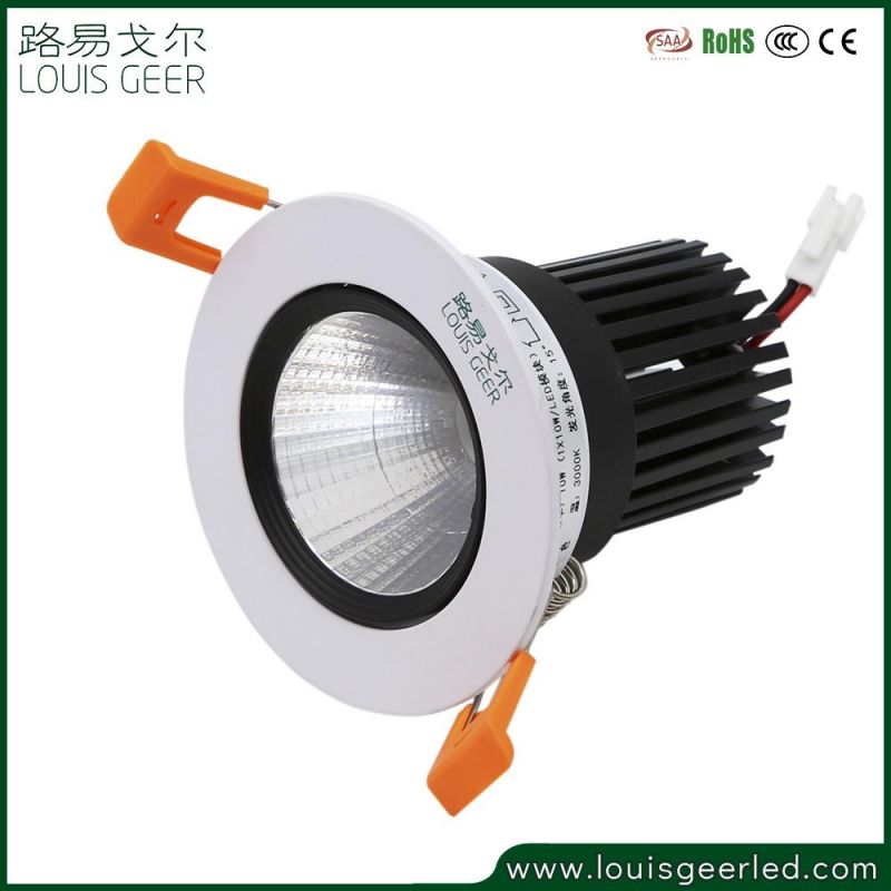 China Downlight COB 10W Adjustable Spot Light Commercial LED Ceiling Lighting