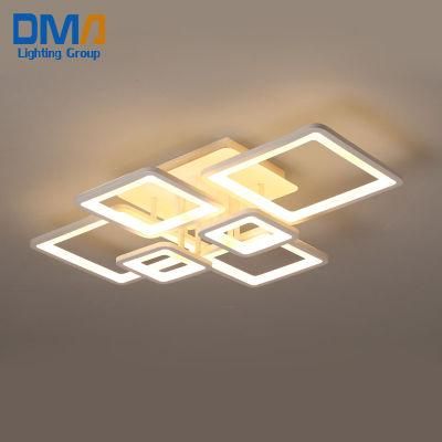 Acrylic Rectangular House Lighting Lamps Fancy Decorative Modern LED Ceiling