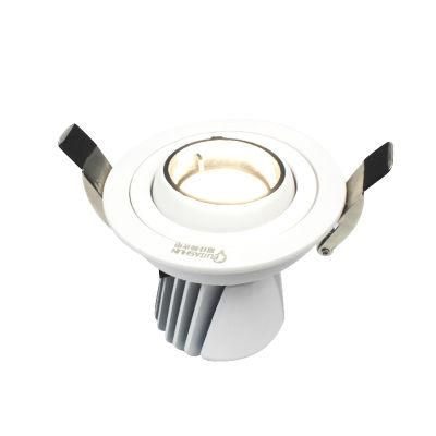 12W 18W 30W Round COB Antiglare Fire Rated Ceiling Downlight Dimmable LED Spot Light