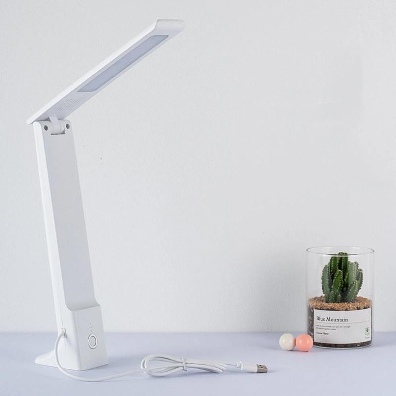 Folded White/Pink 6000 K 4000 K 3000 K USB Eye Protection Table Reading Lamp