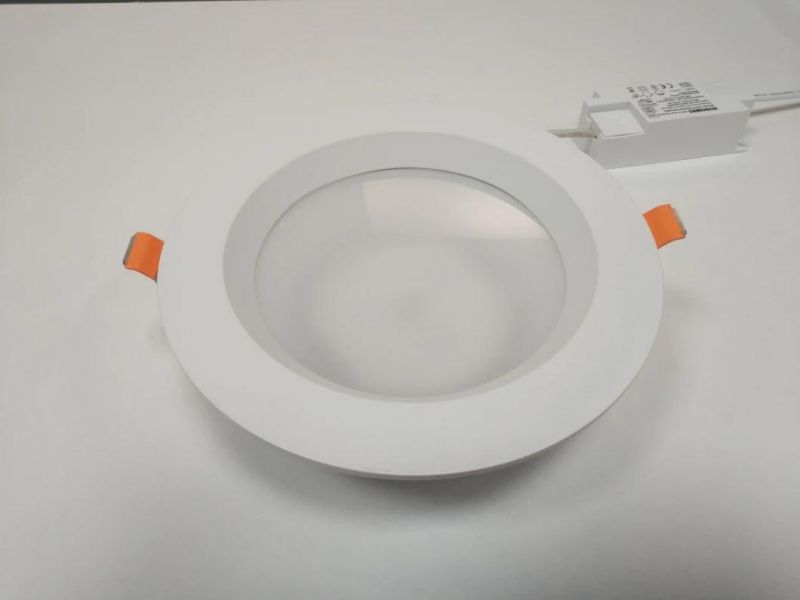 Factory Price EXW Glass Cover Aluminium Housing 9-18-30W Recessed Down Spot LED Panel Light