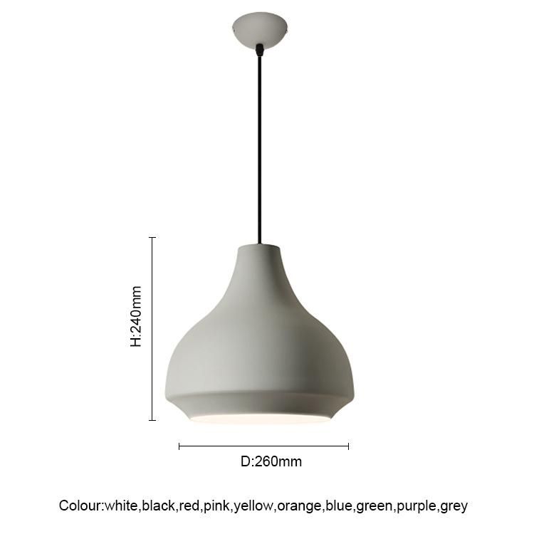 Kitchen Bar Lamp Wood Modern Grey Ceiling Lights Pendant Light