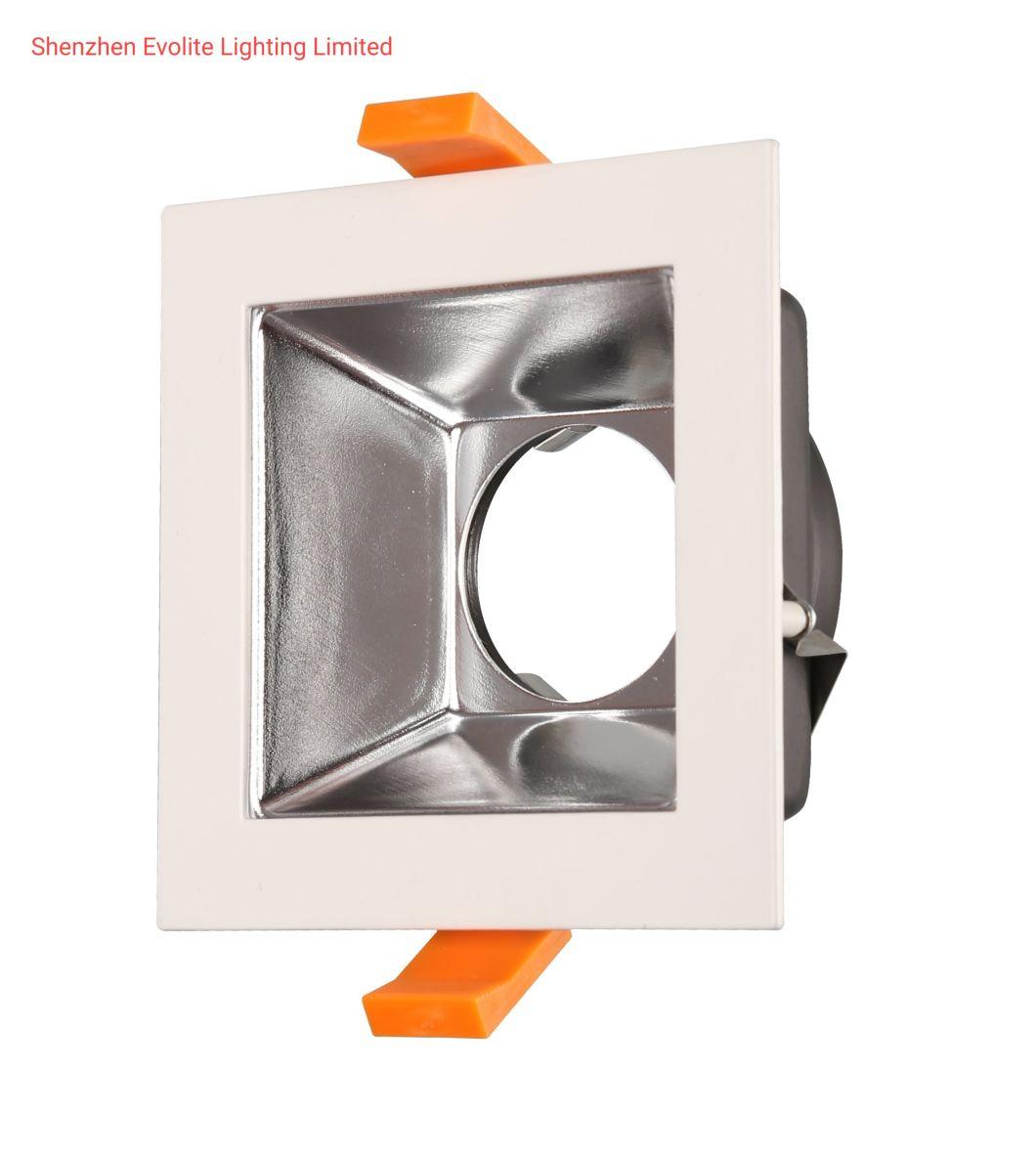 Square IP44 Recessed Dounlight LED Ceiling Downlight Housing for LED Down Light