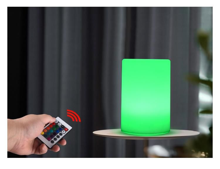 Color RGB Portable Table Lamp Night Light for Bedroom