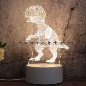 ABS Base Safe 3D LED Night Light Kids Gifts with USB Plug