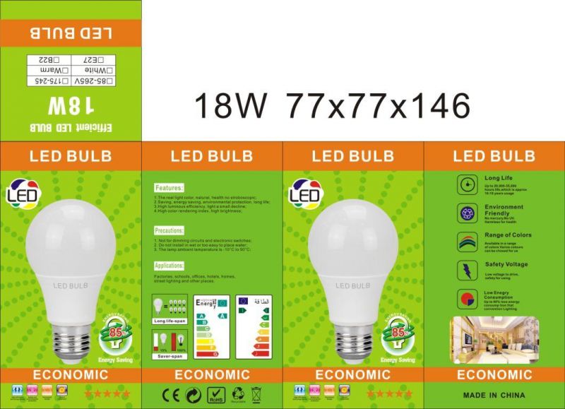 A60 7W E27 Daylight LED Bulb Parts LED Light Bulb