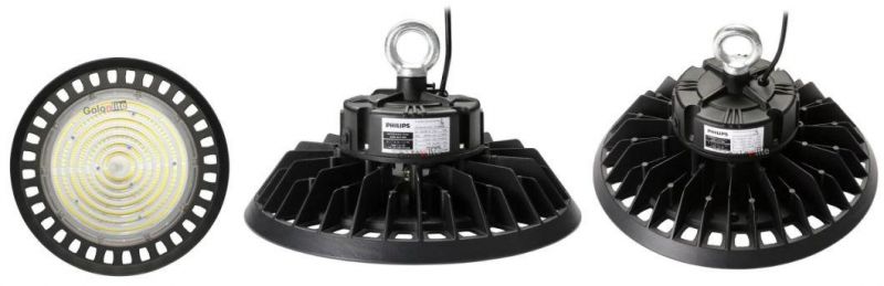 200lm/W Low Price 5 Years Warranty Dimmable Stadium Store Gym Sport Court Sensor UFO LED Industrial Lamp 100W 150W 200W LED High Bay Light for Warehouse