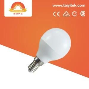LED Bulb G45 7W (40W Equivalent) 600lm 3000-6500K Icdriver E14/E27 200degree with Ce Approved