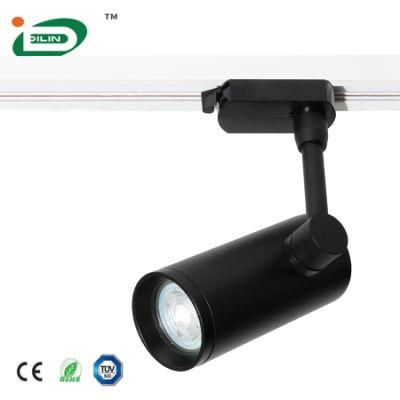 350 Degree Adjustable 2 Wire Adaptor Track Rail System Spotlight Surface LED Rail Lamp