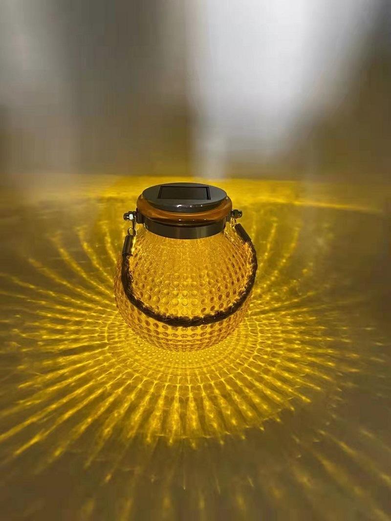 Newish Solar Light 20 LED Mason Jar Light Waterproof Crack Glass Solar Light Outdoor Hanging for Home Garden