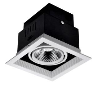 7W Black/White Grille Spot Light