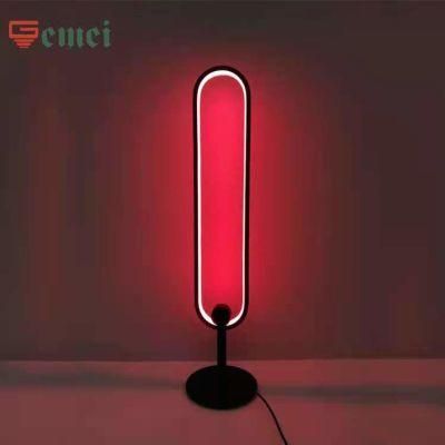 U-Shaped Table Lamp Sunset Sense, Photo Flavor, Room Decoration Items Layout