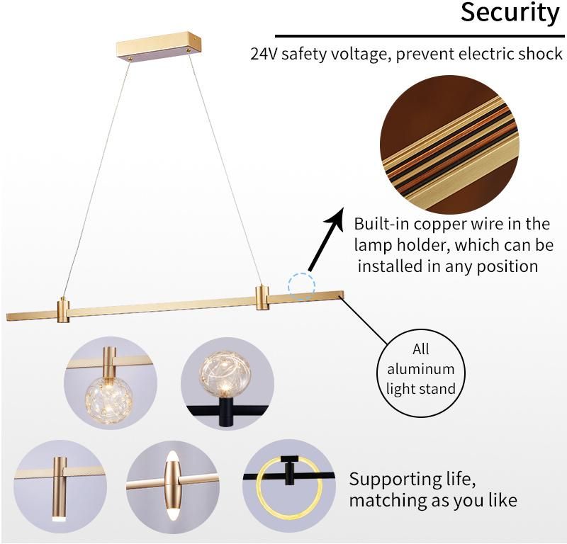 Commercial Office Wall Ceiling Light for Pendant Light for Linear Strip Lighting System Recessed Linkable LED Track Light Linear Light