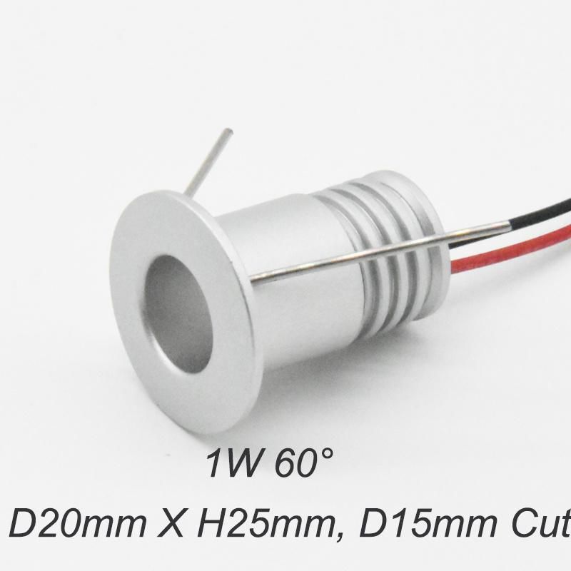 DIY Lighting Kit 1W 12V LED Spotlight Mini Ceiling Downlight