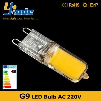 High CRI 80 250 Lumen 2 Watt G9 LED Bulb