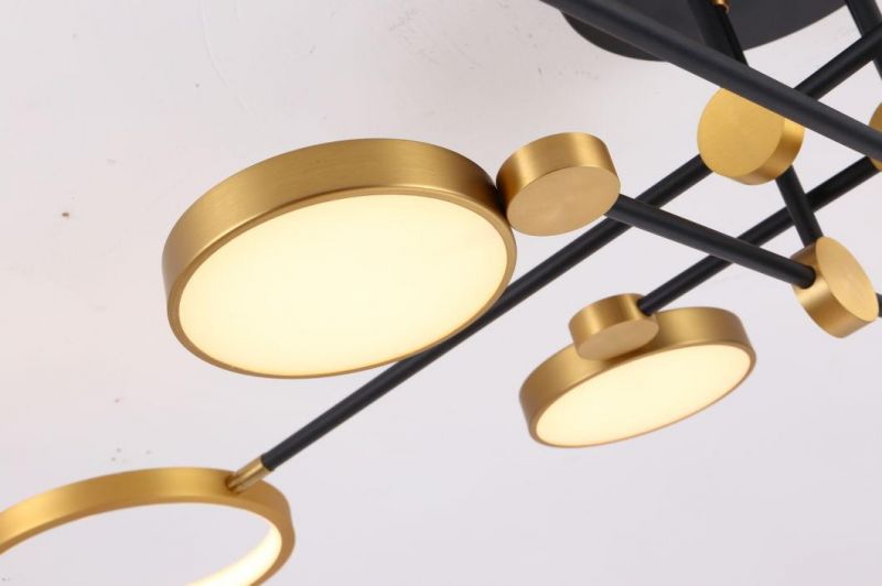Masivel 8-Head Design LED Light Modern Nordic Indoor Ceiling Light