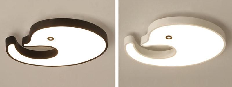 Sand White Finish Acrylic LED Ceiling Lamp Kids Room