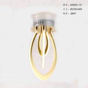 34W Modern Gold Crystal Chandelier LED Pendant Lighting for Home