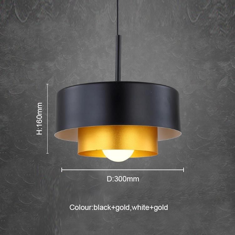 Red Color Round Pendant E27 Light