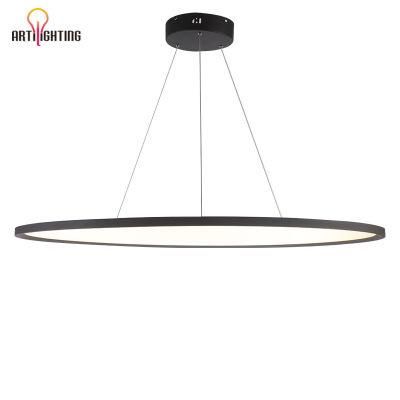 Hot Selling Creative Ultra-Thin Flat White or Black Panel Fitting LED Ceiling Lighting for Office Store Lights