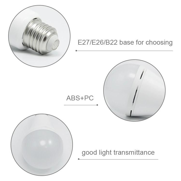 Long Life Touch Light E27 AC DC Rechargeable Emergency LED Light Lamp