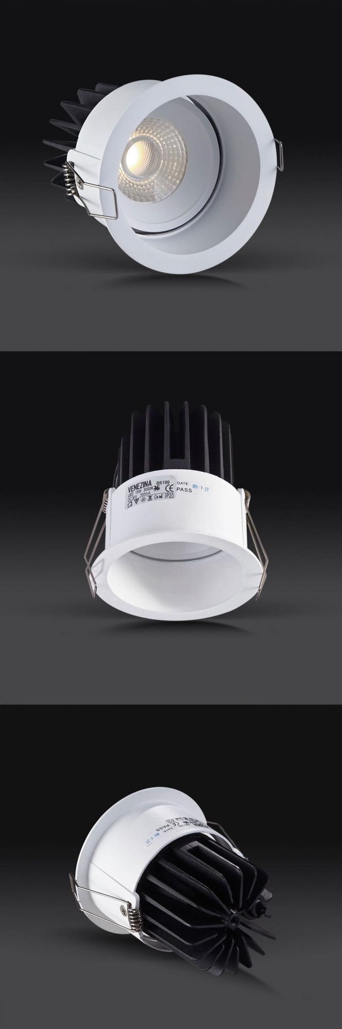 R6199 15W 1440lm Aluminum Dimmable Commercial LED Wallwasher Light