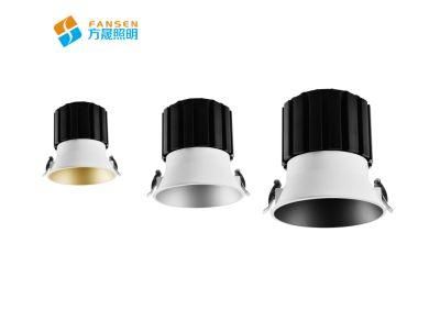 Narrow Trim Square Recessed Deep Recessed Anti Glare IP54 Downlight