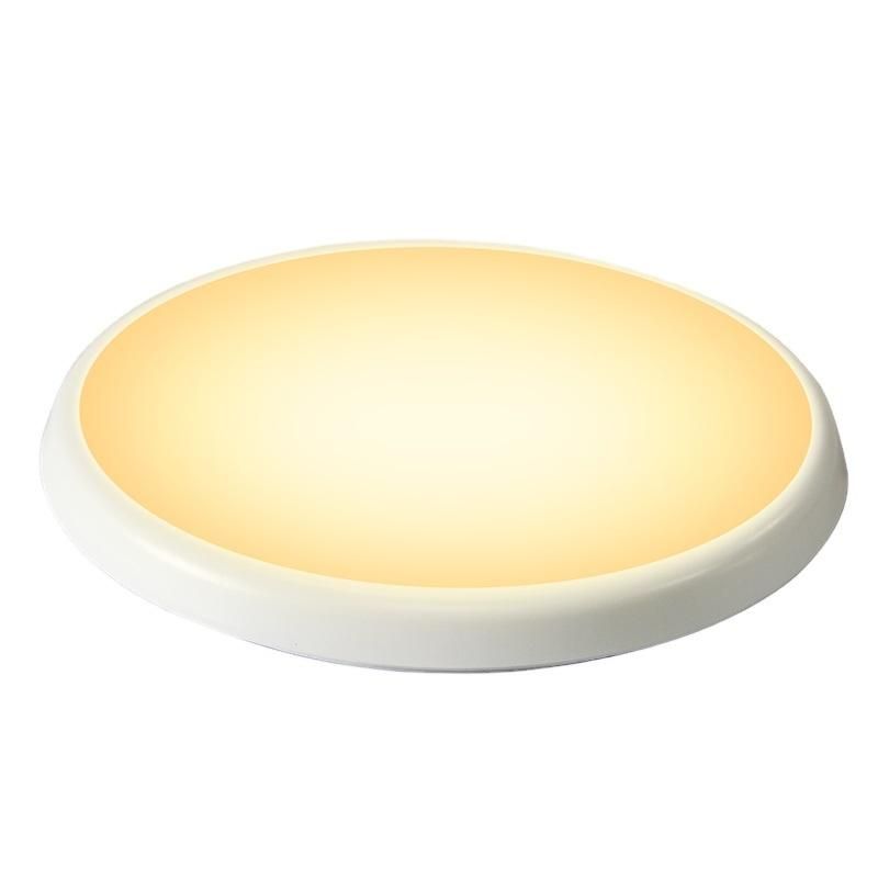 IP65 Waterproof Round Square Dim Motion Sensor Emergency LED ceiling Light