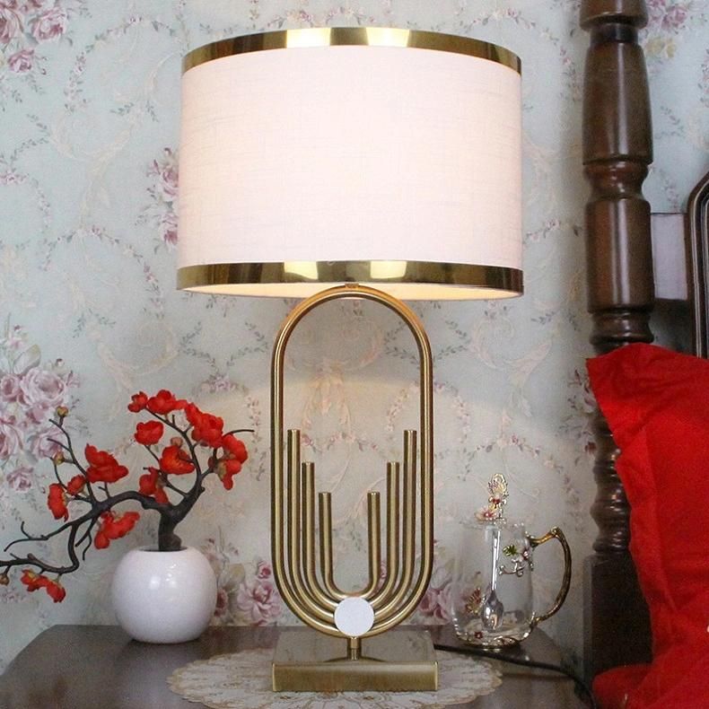 Luxury Style Hotel Living Room Bedroom Home Gold Table Lamp