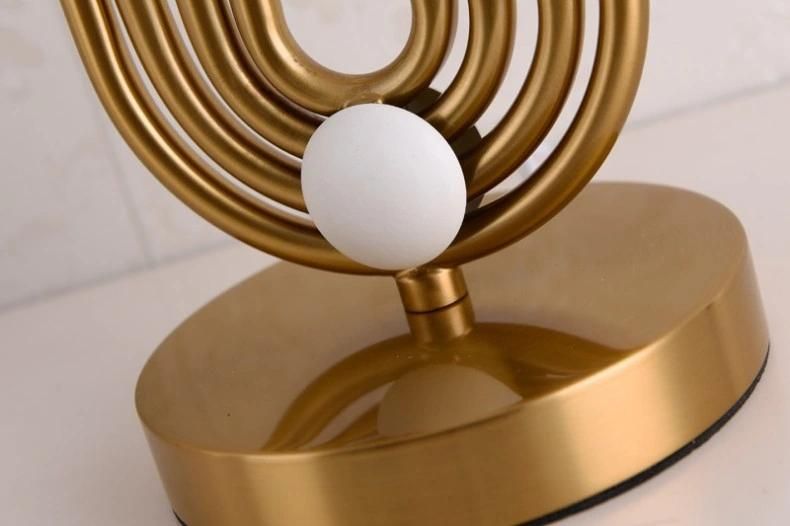 Luxury Style Hotel Living Room Bedroom Home Gold Table Lamp