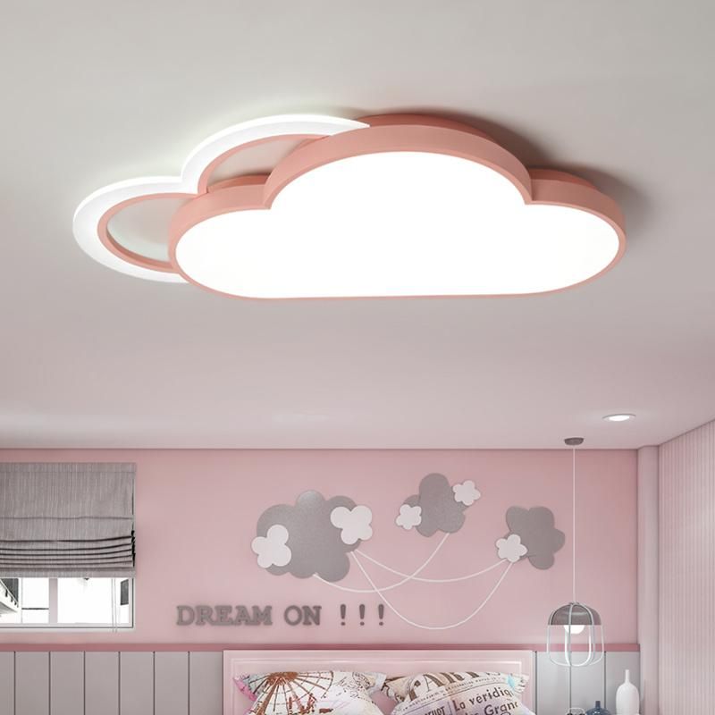 Baby Room Double Cloud Cute Style LED Ceiling Lighting