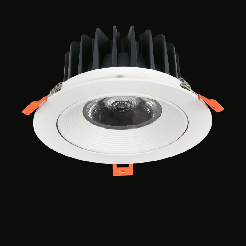 15-20W Recessed Adjustable Dimmable LED Down Light for Commercial Office Hotel Apartment Residential Showroom Villas Store Shopping Mall Spotlight