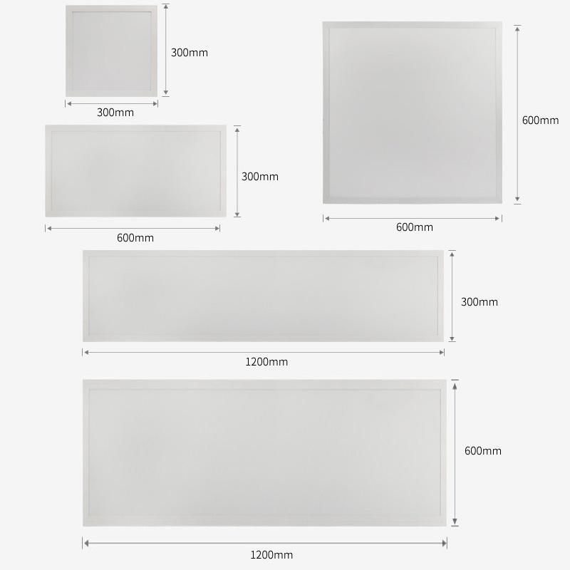 China Factory 595X595mm 600X600mm 620X620mm 300X1200mm 600X1200mm 600X600 300X1200 60X60 Backlight Dimmable LED Light Panel Manufacturer 36W 40W 48W 60W