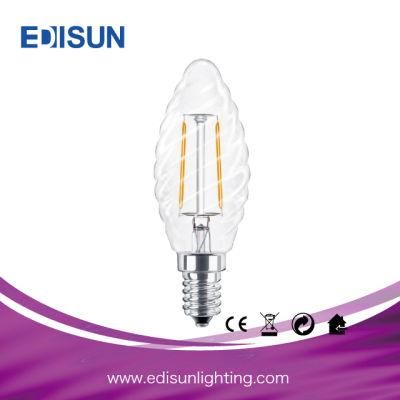 C35 4W E14 Dimmable LED Filament Bulb Lamp