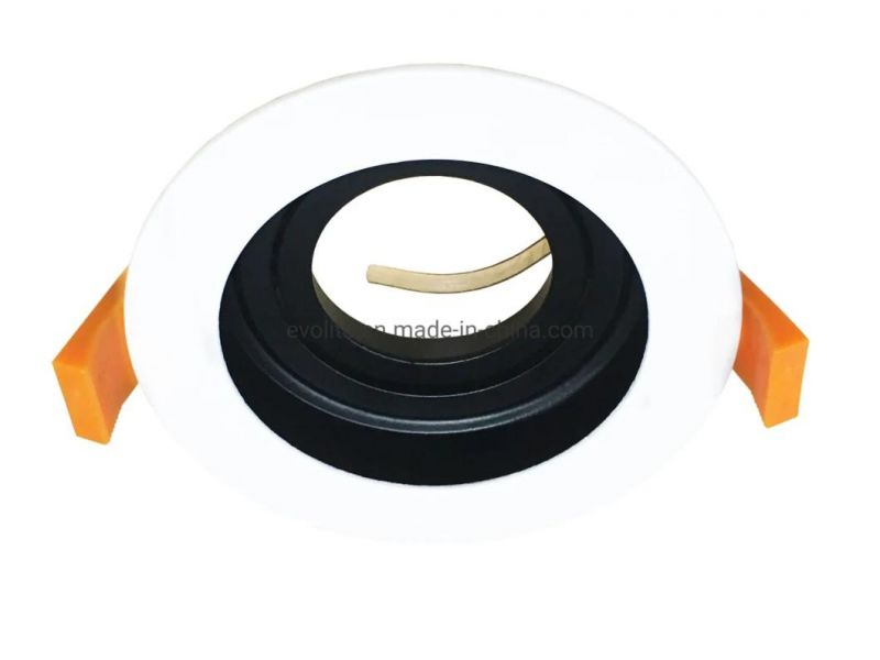 GU10 Housing Factory Supply Adjustable Downlight LED Ceiling Light Parts Round MR16 Fixture