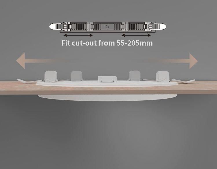Best Quality PC Cover 36W LED Light Rimless Panel Light, Round Frameless LED Panel