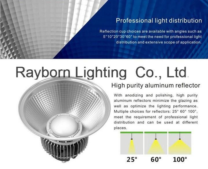 Hot Sale High Brightness 100W 150W 200W UFO LED High Bay Lamp for Warehouse Factory Supermarket Marketplace Showroom Gym