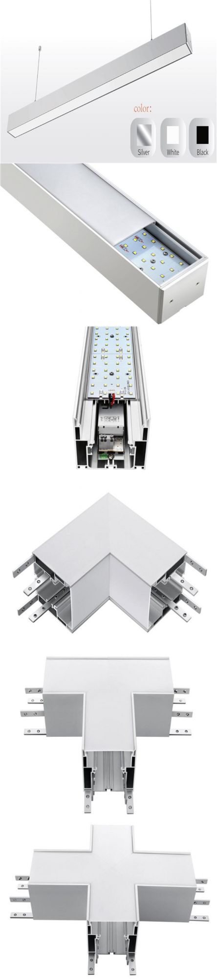 20W 40W 60W 80W LED Linear Bar for Office Supermarket Warehouse