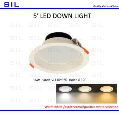 Hot Sales Hotel Commercial LED Down Light 15watt 7W 12W 15W 21W 25W Ceiling Light 15W LED Down Light