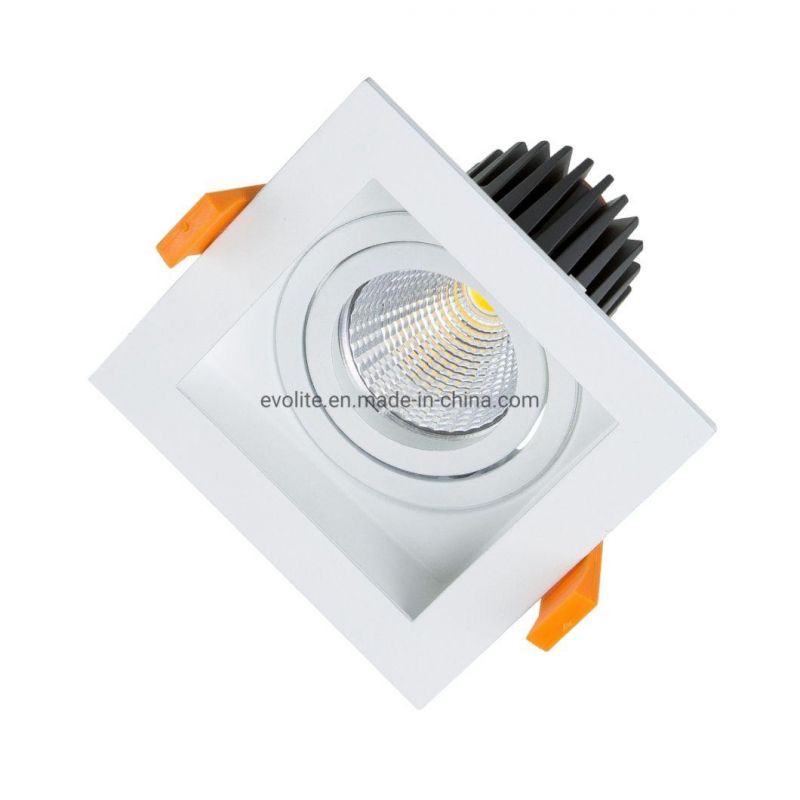 SKD Aluminium Square LED Light Fixture MR16 GU10 G5.3 Spot Light Cover Fitting