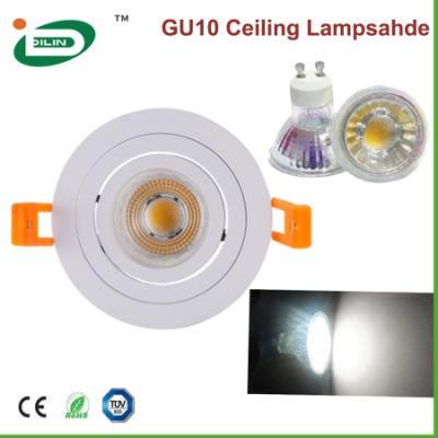 3W/5W/6W/7W/8W Easy Replace IP20 Aluminum GU10 LED Ceiling Recessed Down Light