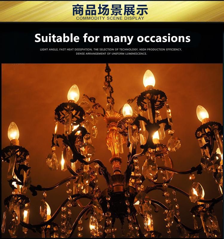 C35 E27 4W 6W 8W Edison LED Filament Candle Bulb