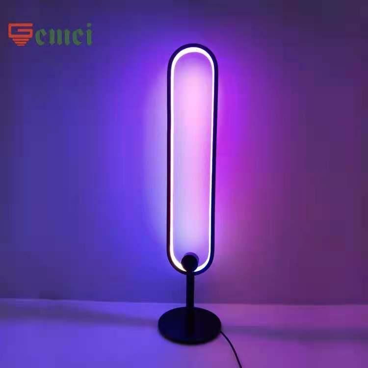 U-Shaped Table Lamp Sunset Sense, Photo Flavor, Room Decoration Items Layout